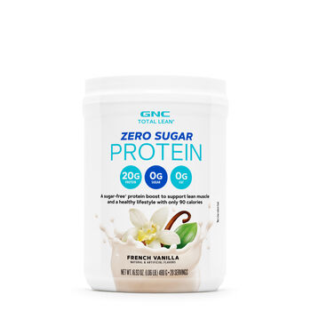 Zero Sugar Protein - French Vanilla &#40;20 Servings&#41;  | GNC